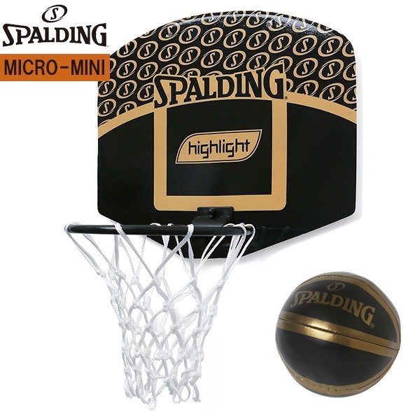 市場 SPALDING マイクロミニ ゴールドハイライト スポルディング