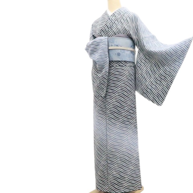 《20%OFFクーポン★19日20:00～26日01:59》【新古品】tomihisa 新品 滝泰謹製 総絞り 相良刺繍 着物 正絹 仕付け糸付 トールサイズ 訪問着 7626｜ゆめsaku