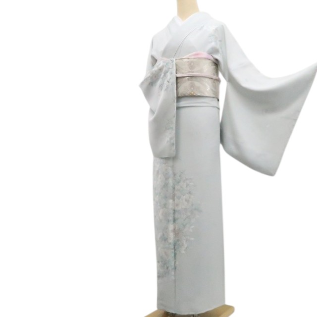 【新古品】tomihisa 新品 総刺繍 着物 正絹 仕付け糸付 訪問着 7922