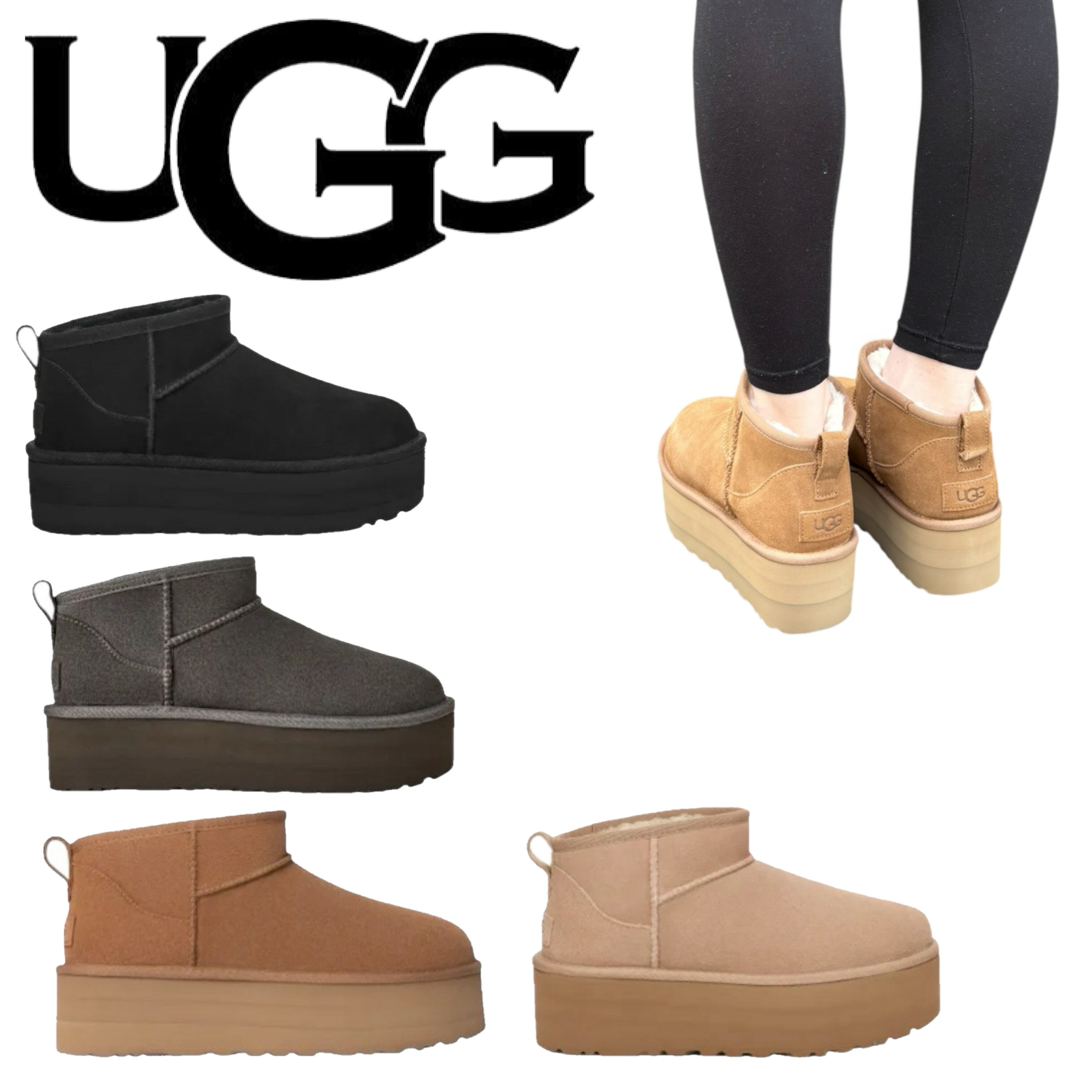 楽天市場】アグ UGG ムートンブーツ 厚底 1135092 レディース