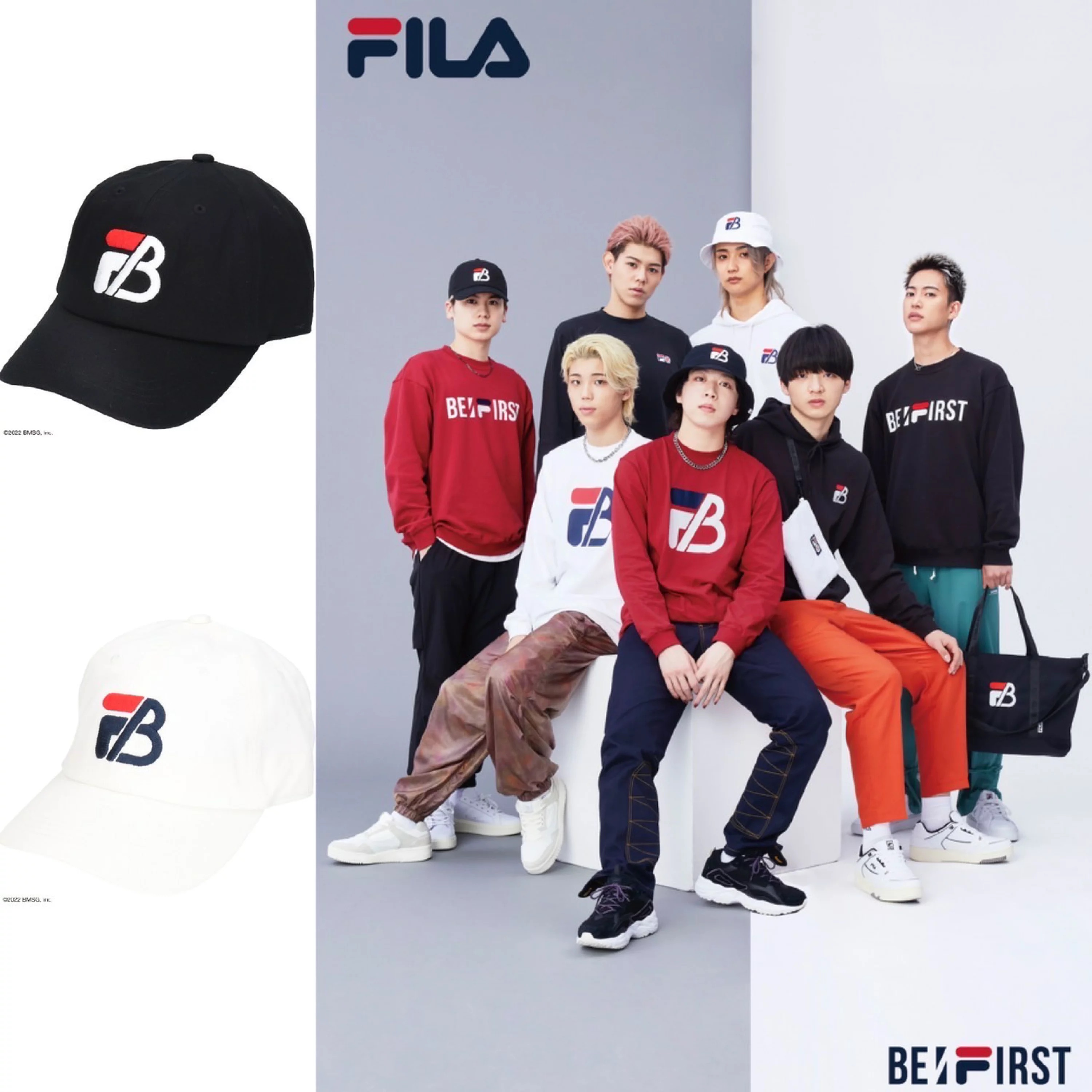 楽天市場】50%オフ FILA×BE:FIRST ビーファスト 帽子 キャップ コラボ