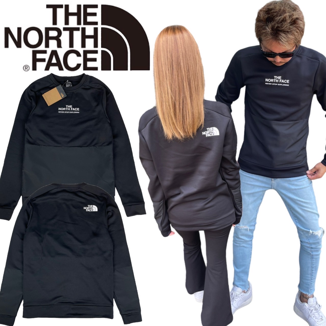 ザ ノースフェイス The North Face トレーナー トップス NF0A5IER メンズ 裏起毛 フリース ブラック クルーネック THE  NORTH FACE M MA CREW FLEECE 超歓迎された