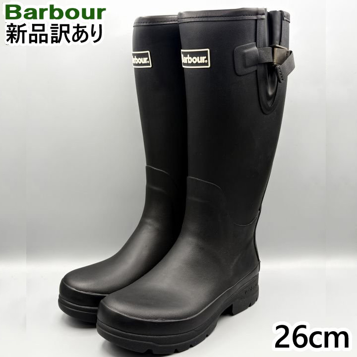 BARBOUR レインブーツ 黒いこと JP26珊/UK7/US8 バブアー 拾疫癘 TEMPEST メンズ/成人男性用 MRF0016BK31 バブアー (bb15)