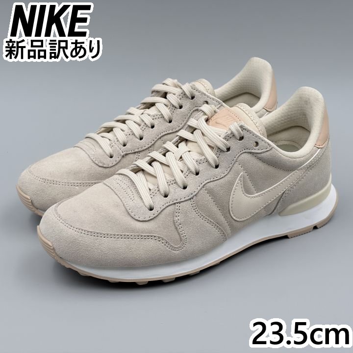 NIKE インターナショナリスト Pホワイト×バイオベージュ JP23.5cm スニーカー DV6980-200 ナイキ (ni106)