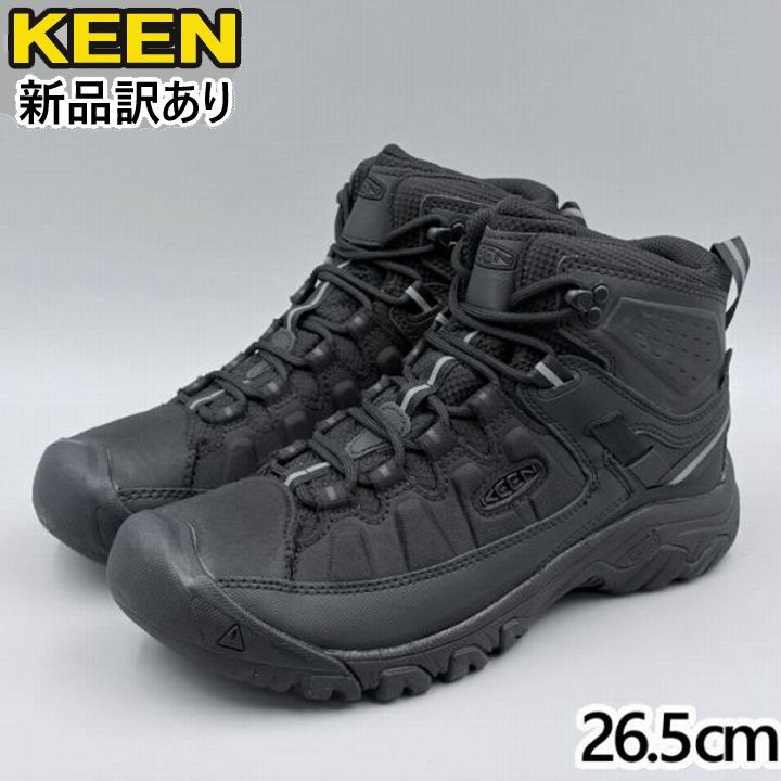 KEEN ターギー EXP ミッド お水校正刷り 黒いこと JP26.5糎 スニーカー 1023021 キーン TARGHEE EXP MID WP (ke068)