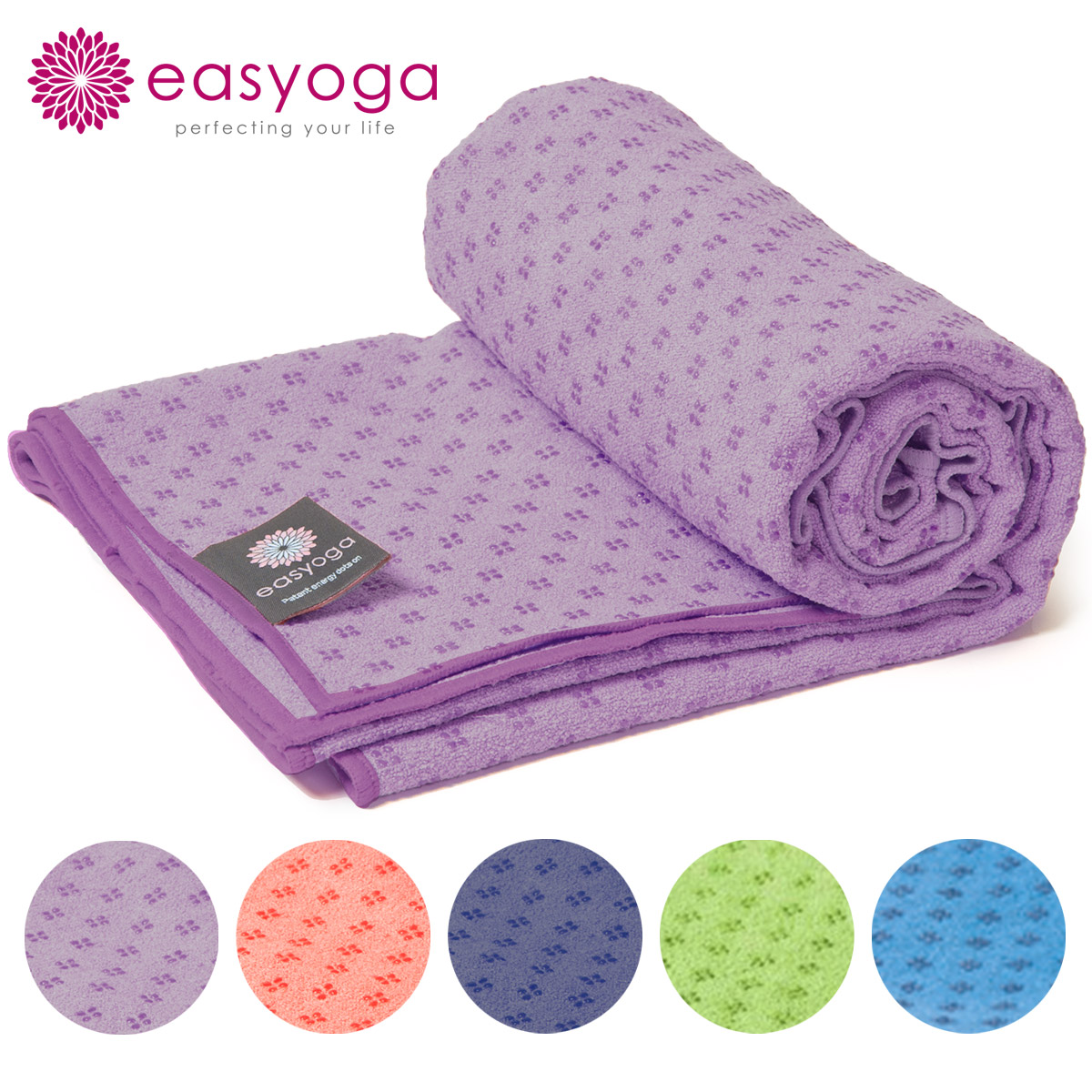 楽天市場 ヨガラグ ヨガタオル イージーヨガ チタニウムヨガマットタオル Plus Yje 006 ホットヨガ ラグ 滑り止めマット ホットヨガラグ タオル マットタオル ブランケット 送料無料 Easyoga スタイルデポ