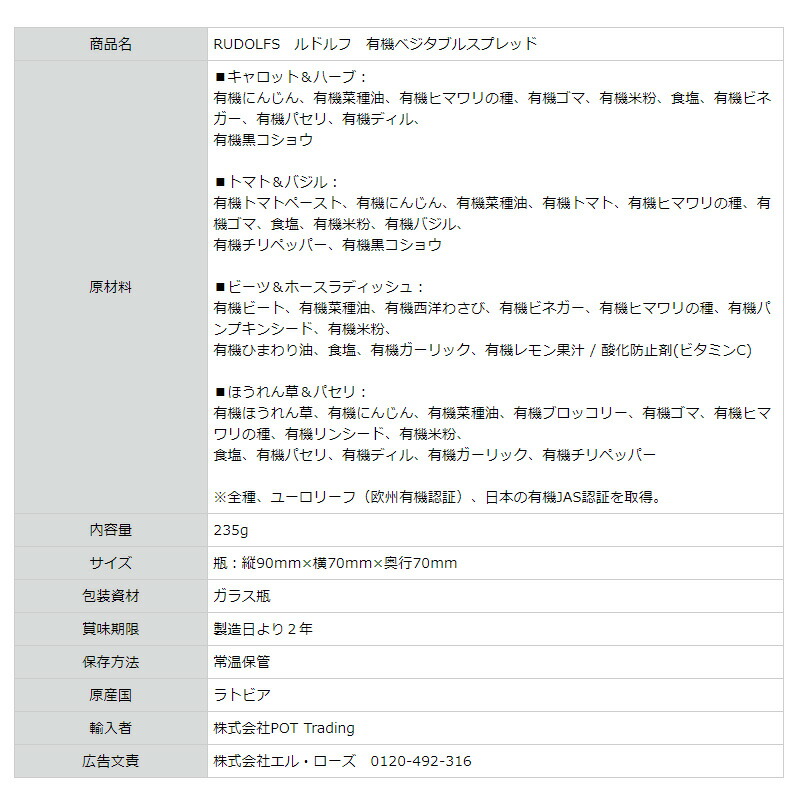 ホースラディッシュビーツ（クリン）のレシピ