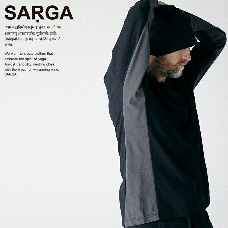 楽天市場】SARGA サルガ ヨガウェア トップス メンズ ハーフ