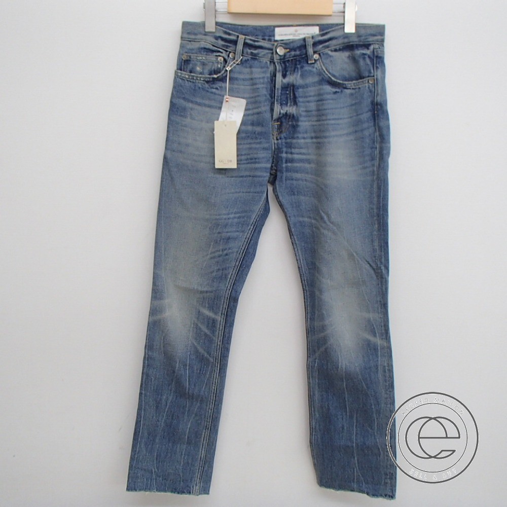楽天市場 Goldengoose ゴールデングース トゥモローランド購入 G25u507 A5 Pant Denim California 裾切りっぱなし Used加工 ストレート デニムパンツ29 ボトムス メンズ ジーンズ 中古 ブランドリサイクル エコスタイル