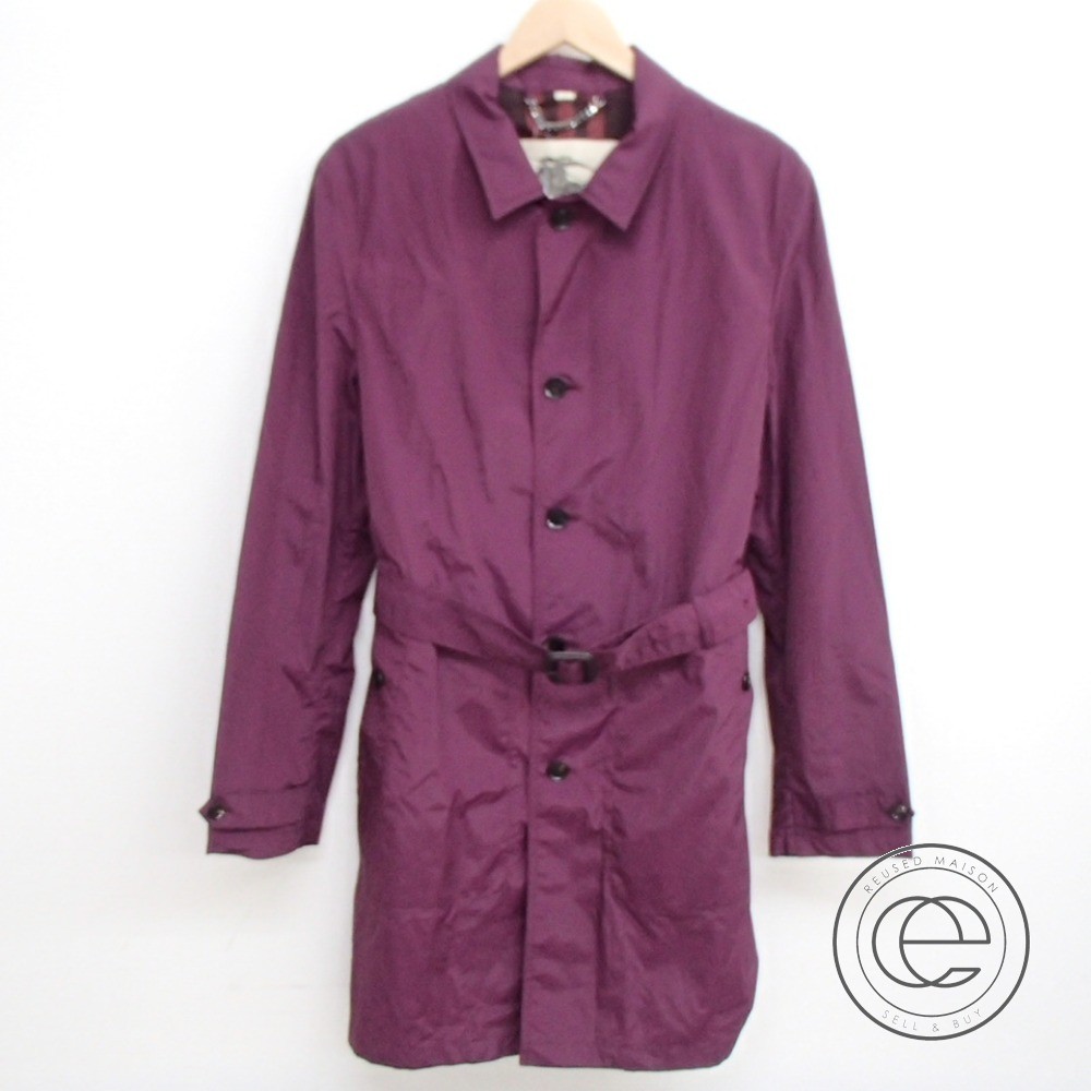 burberry trench coat mens purple