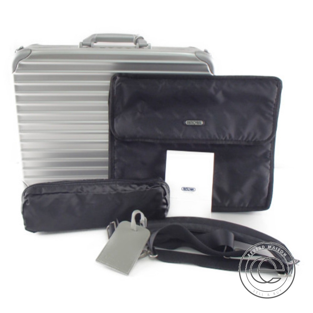 楽天市場 Rimowa リモワ 900 12 00 0 Attache Caseアタッシュケース ビジネスバッグ 17l シルバー 中古 ブランドリサイクル エコスタイル