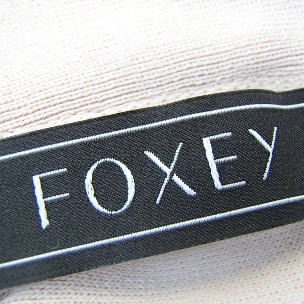 FOXEY - FOXEY フォクシー チューリップ トップス ネイビー 最終セール