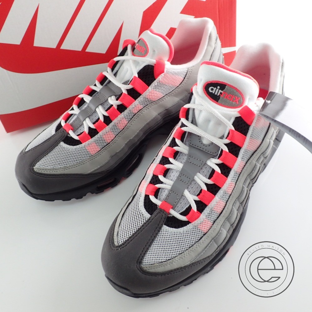BrandRecycleEcostyle: NIKE Nike AT2865 100 Air MAX 95 OG Air Nike Shoes Womens Air Max 95 OG White Solar Red Granite Dust