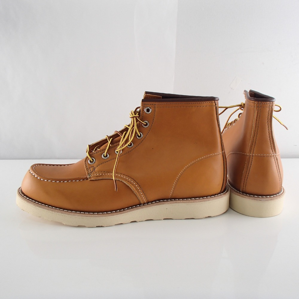 red wing square toe boots