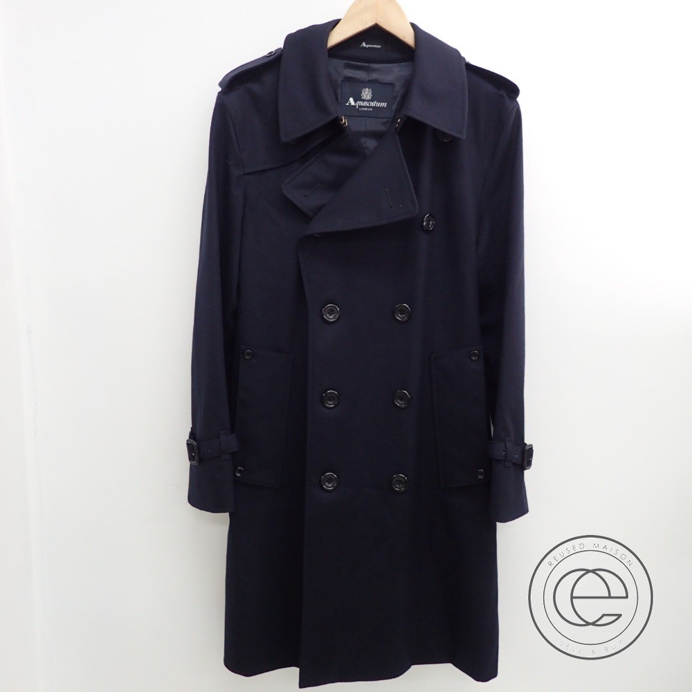 aquascutum trench coat mens