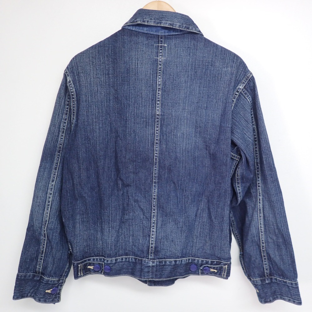 最高の品質 【一点物】Hard Rock Gジャン ゆるダボ Cafeブリーチ 刺繍デカロゴ - Gジャン/デニムジャケット