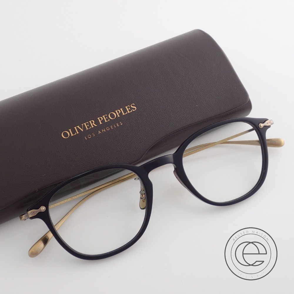 楽天市場 Oliver Peoples オリバーピープルズ Stiles コンビメガネフレーム 47 21 145 Bk Ag 中古 ブランドリサイクル エコスタイル