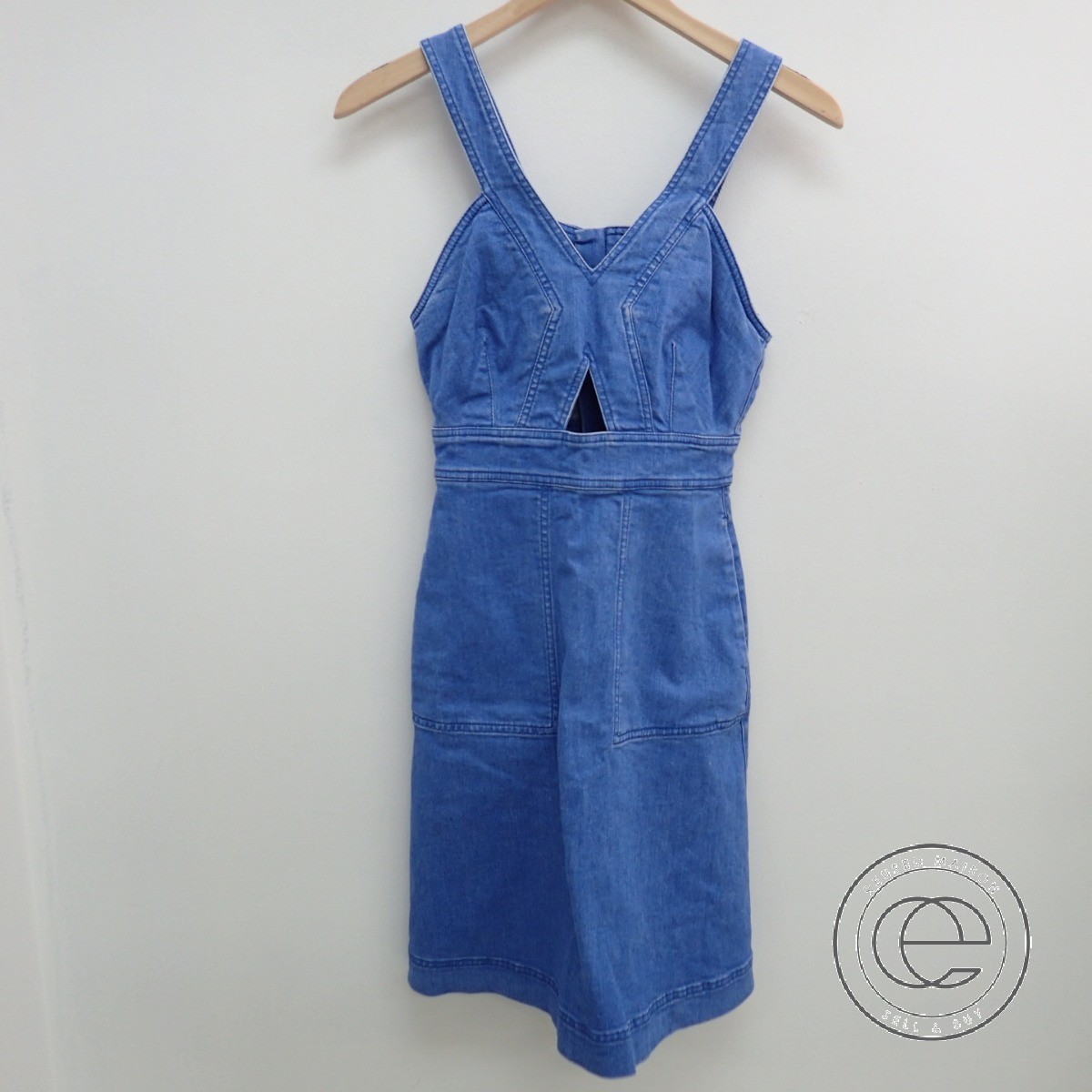 楽天市場 Stellamccartney ステラマッカートニー 国内正規 デニムジャンパースカート ワンピース 36 ウオッシュブルー レディース 中古 ブランドリサイクル エコスタイル
