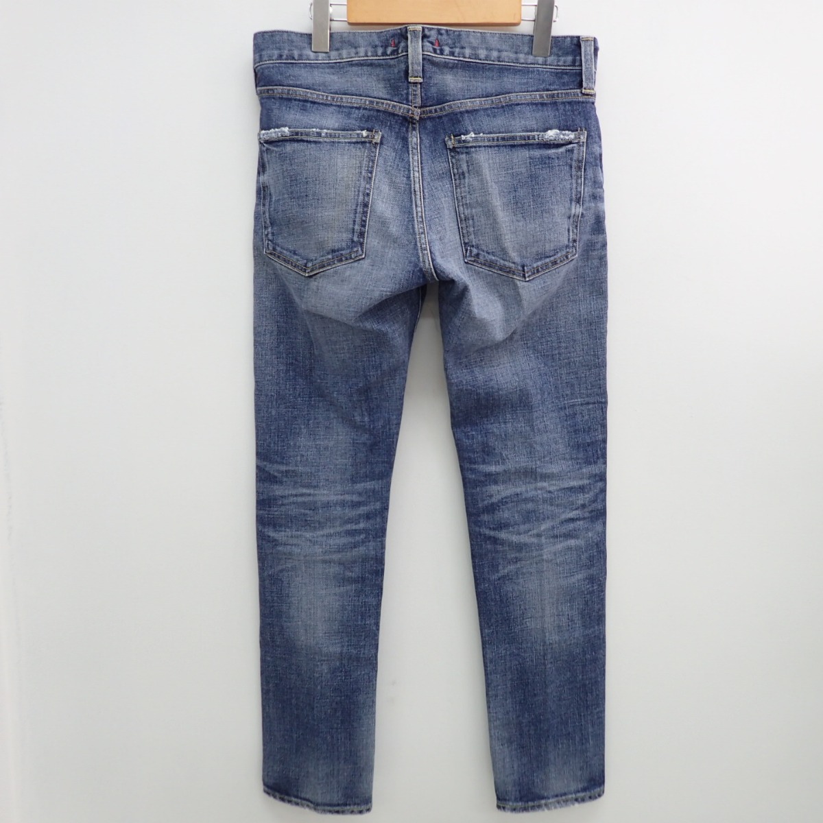 楽天市場 Red Card レッドカード Beamsビームス B578 Rhythmリズム ヴィンテージ ダメージ加工 ボタンフライ デニムパンツ ボトムス 30 ウオッシュブルー メンズ 中古 ブランドリサイクル エコスタイル
