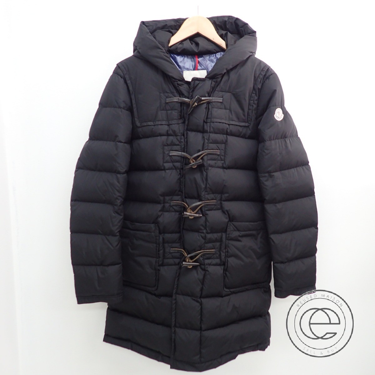 楽天市場 Moncler モンクレール 365 Comme Des Garconsコムデギャルソン 国内正規 Guillaume ナイロン ダッフルダウン コート 2 ブラック メンズ 中古 ブランドリサイクル エコスタイル