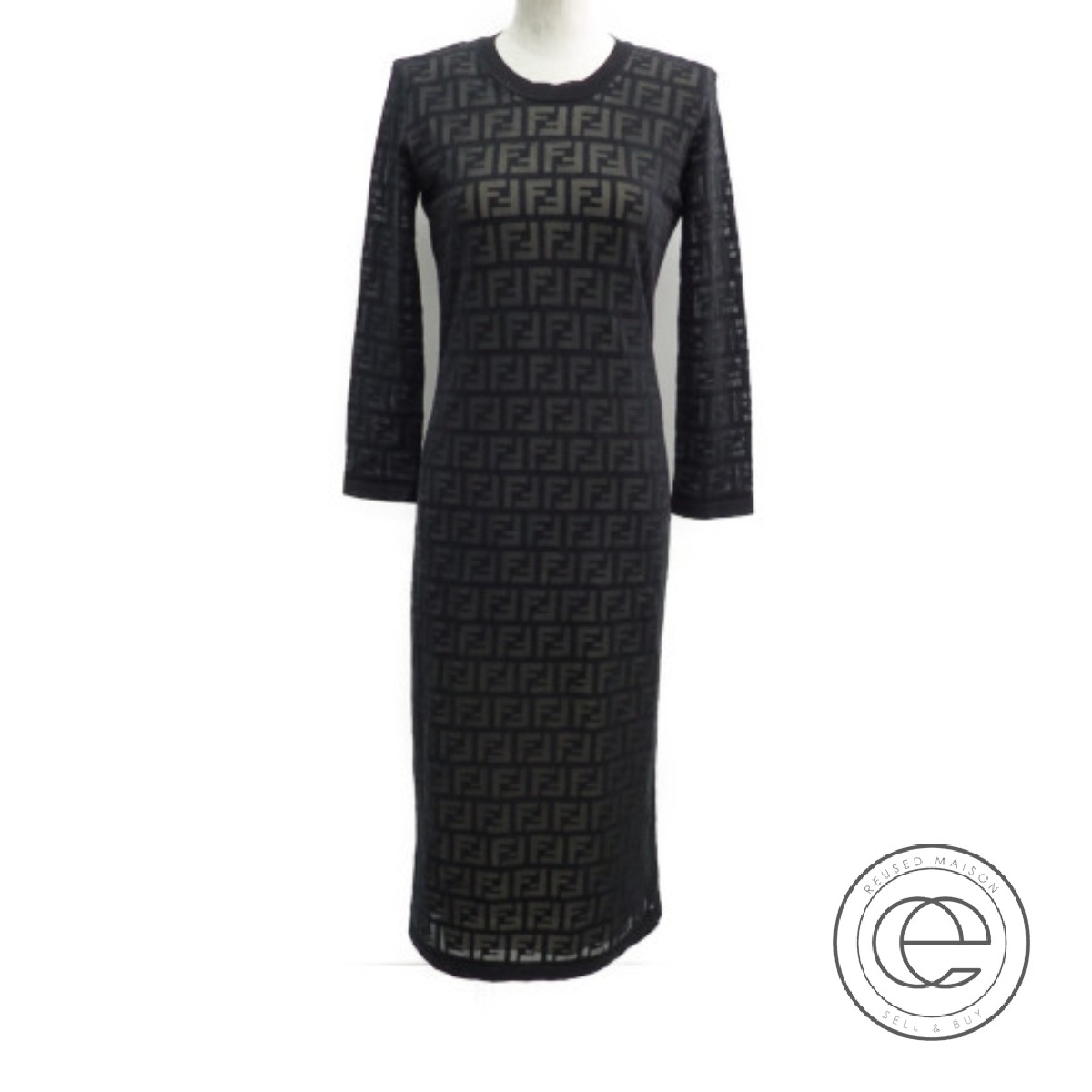 引用 生きている チャンバー Fendi ニット ワンピース Vestido De Festa Net