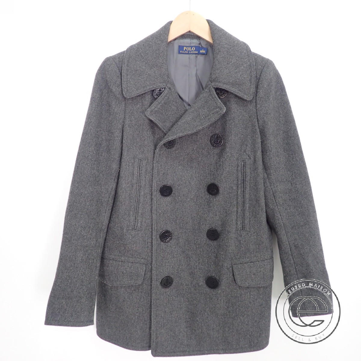 ralph lauren grey coat