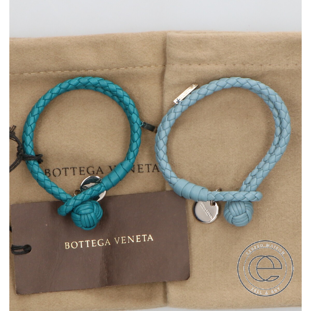 ☆未使用品☆BOTTEGA VENETA イントレチャート レザーブレスレット+