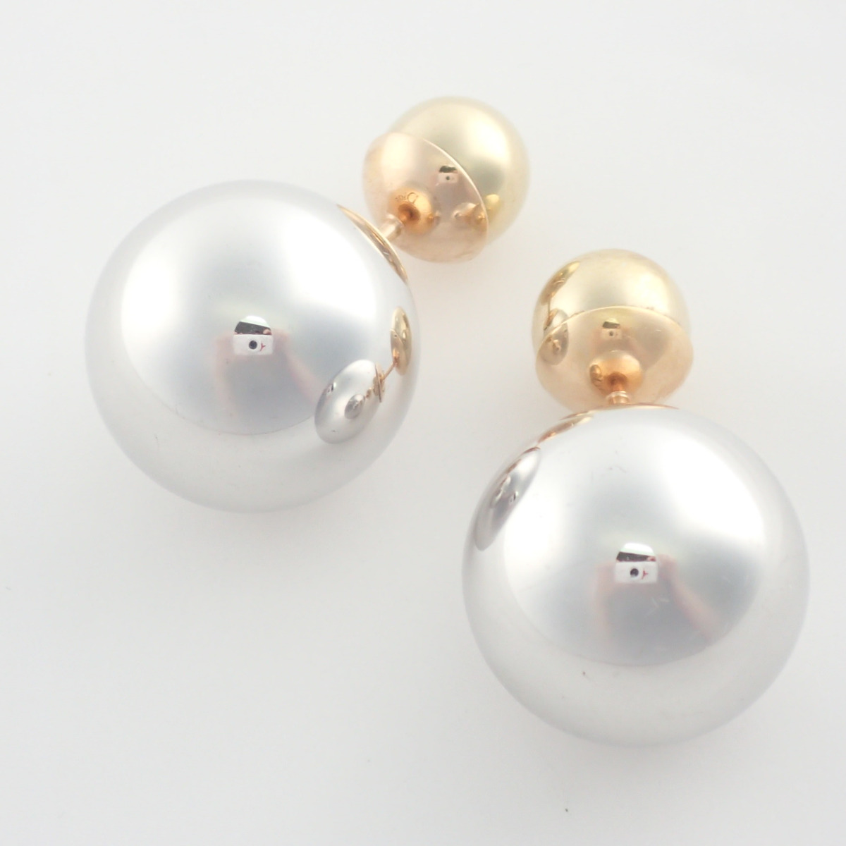 dior ball earrings
