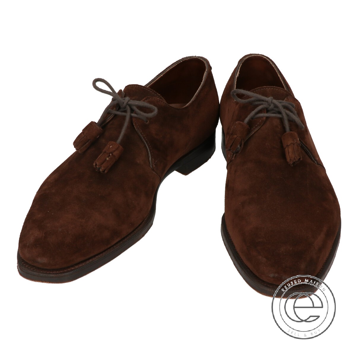 楽天市場 Edward Green エドワードグリーン Holborn ホルボーン 606ラスト スエード プレーントゥ シューズ 7d ダークブラウン メンズ 中古 ブランドリサイクル エコスタイル