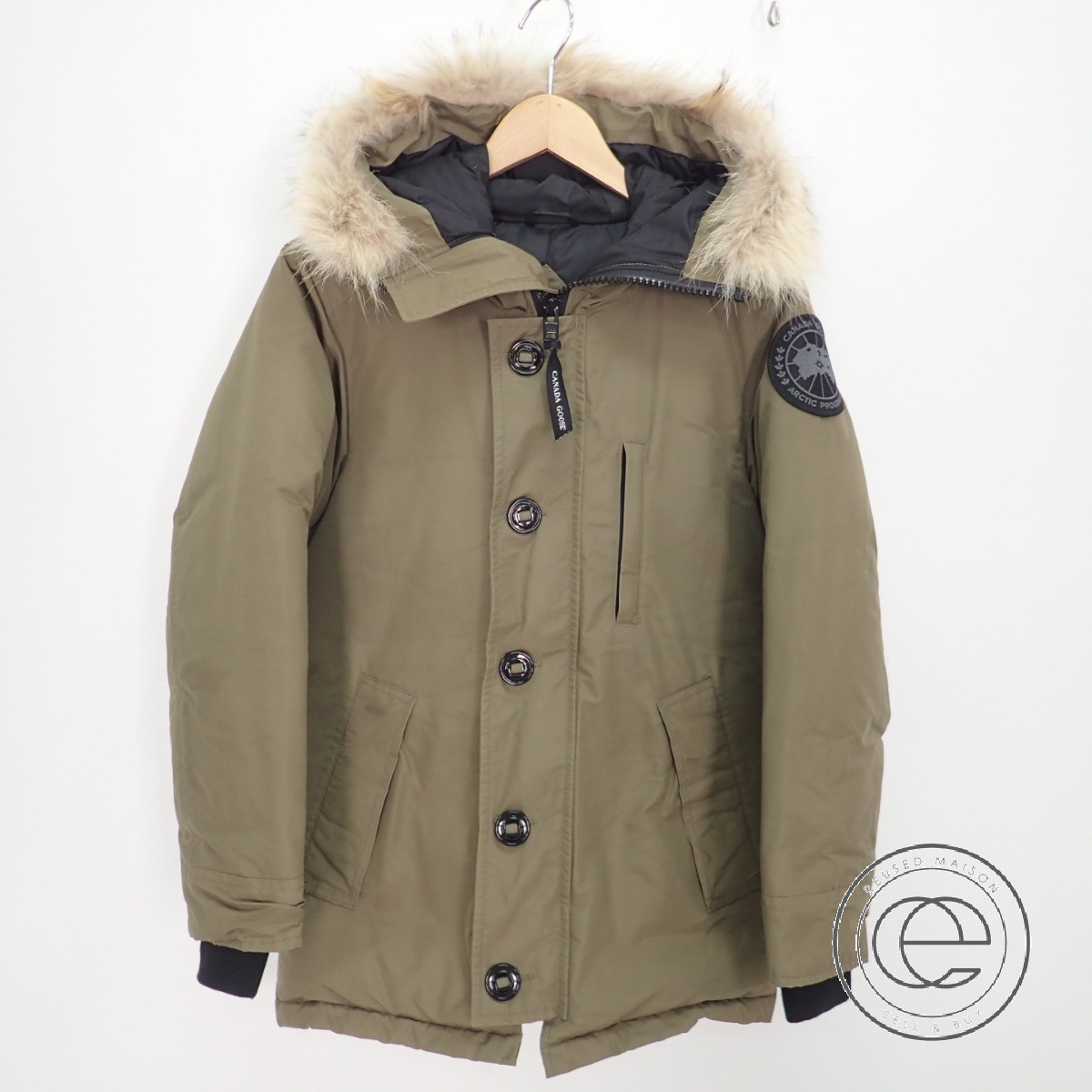 楽天市場 Canada Goose カナダグース アメリカンラグシー別注 3427jmb カーキ Vancouverバンクーバー ダウンジャケット ジャケット Xs メンズ 中古 ブランドリサイクル エコスタイル