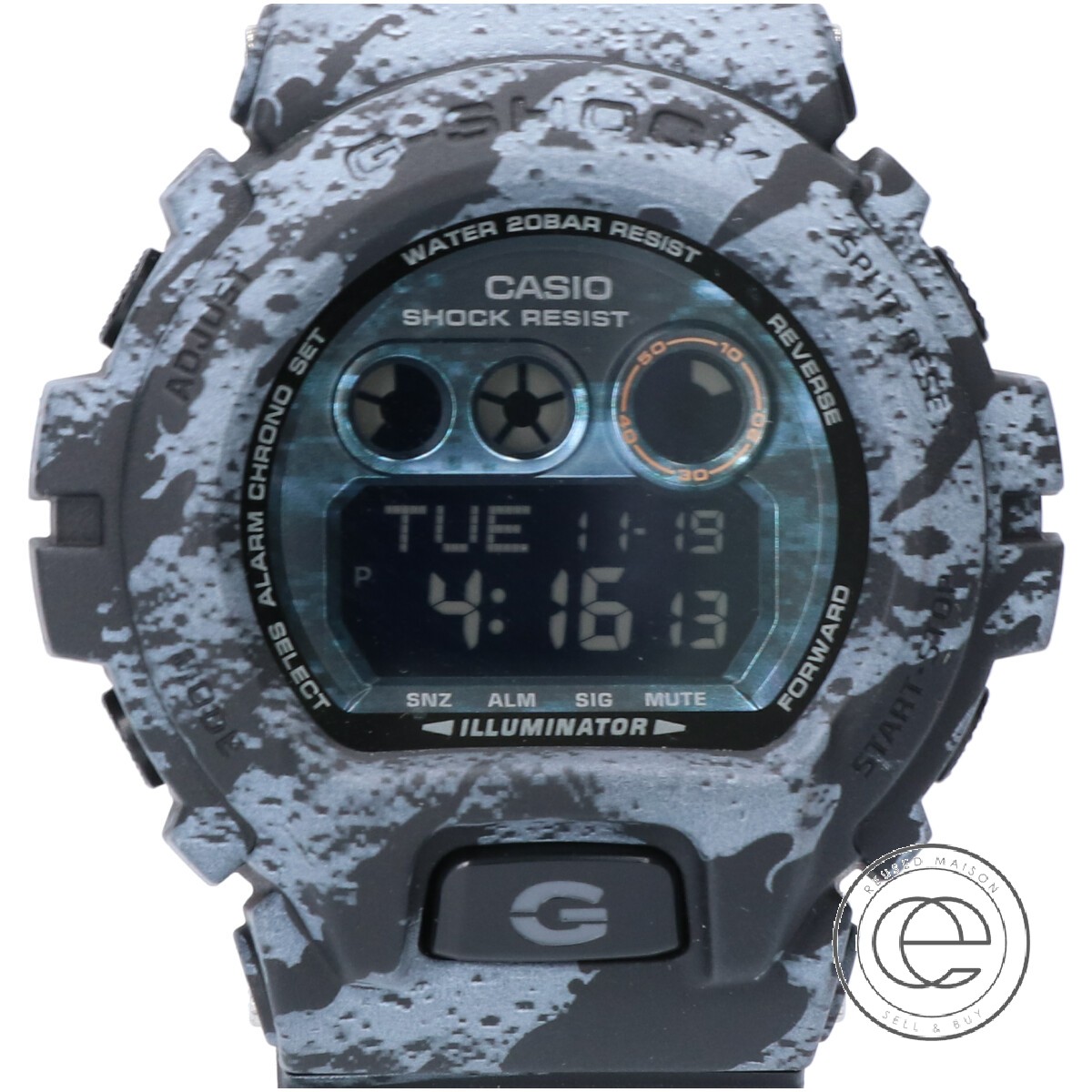 楽天市場 G Shock ジーショック Gd X6900mh Pattern Series Maharishiマハリシコラボ ルナボンサイカモフラージュ 腕時計 Dpm Lunar Bonsai メンズ 中古 ブランドリサイクル エコスタイル