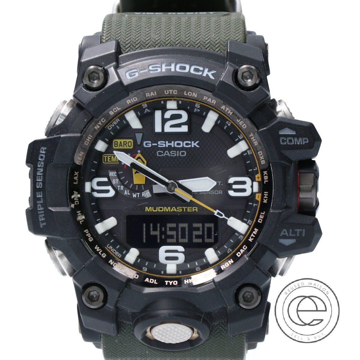 のオシャレな G Shock ジーショック Gwg 1000 1a3dr マッドマスター タフソーラー 逆輸入海外モデル 腕時計 ブラック カーキ メンズ Seal限定商品 Kindermomma Com