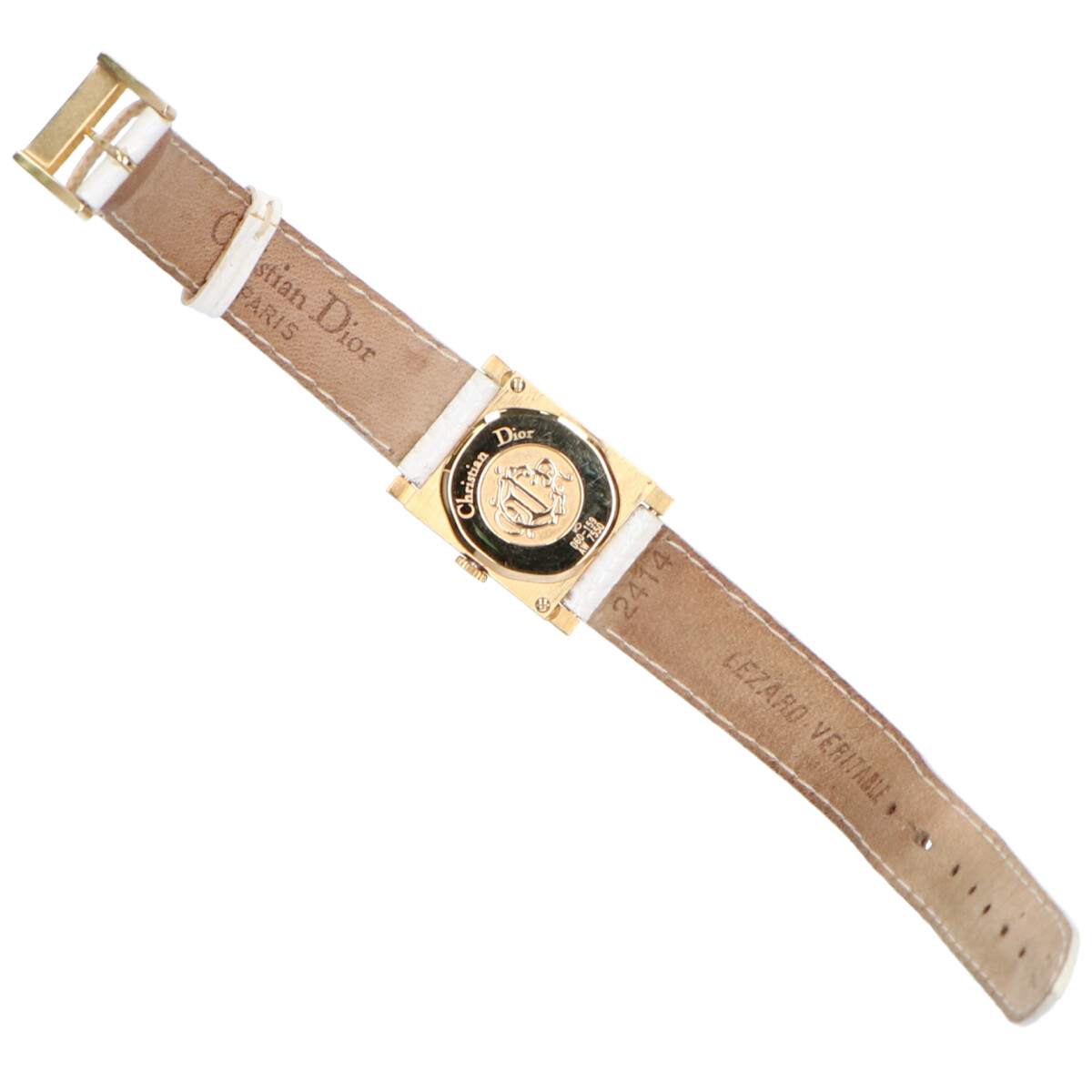 【楽天市場】Christian Dior クリスチャンディオール D60-159 ラ パリジェンヌ リザードレザーベルト クオーツ腕時計