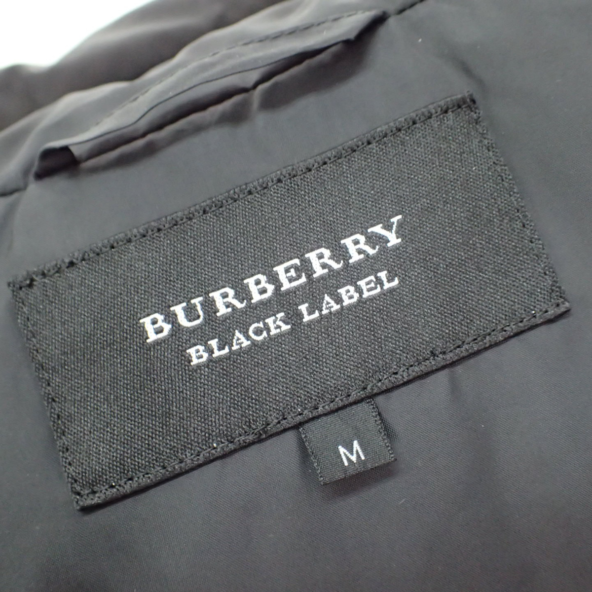 【楽天市場】BURBERRY BLACK LABEL バーバリー ブラックレーベル 裏地ノヴァチェック ダウンジャケット ファー付き