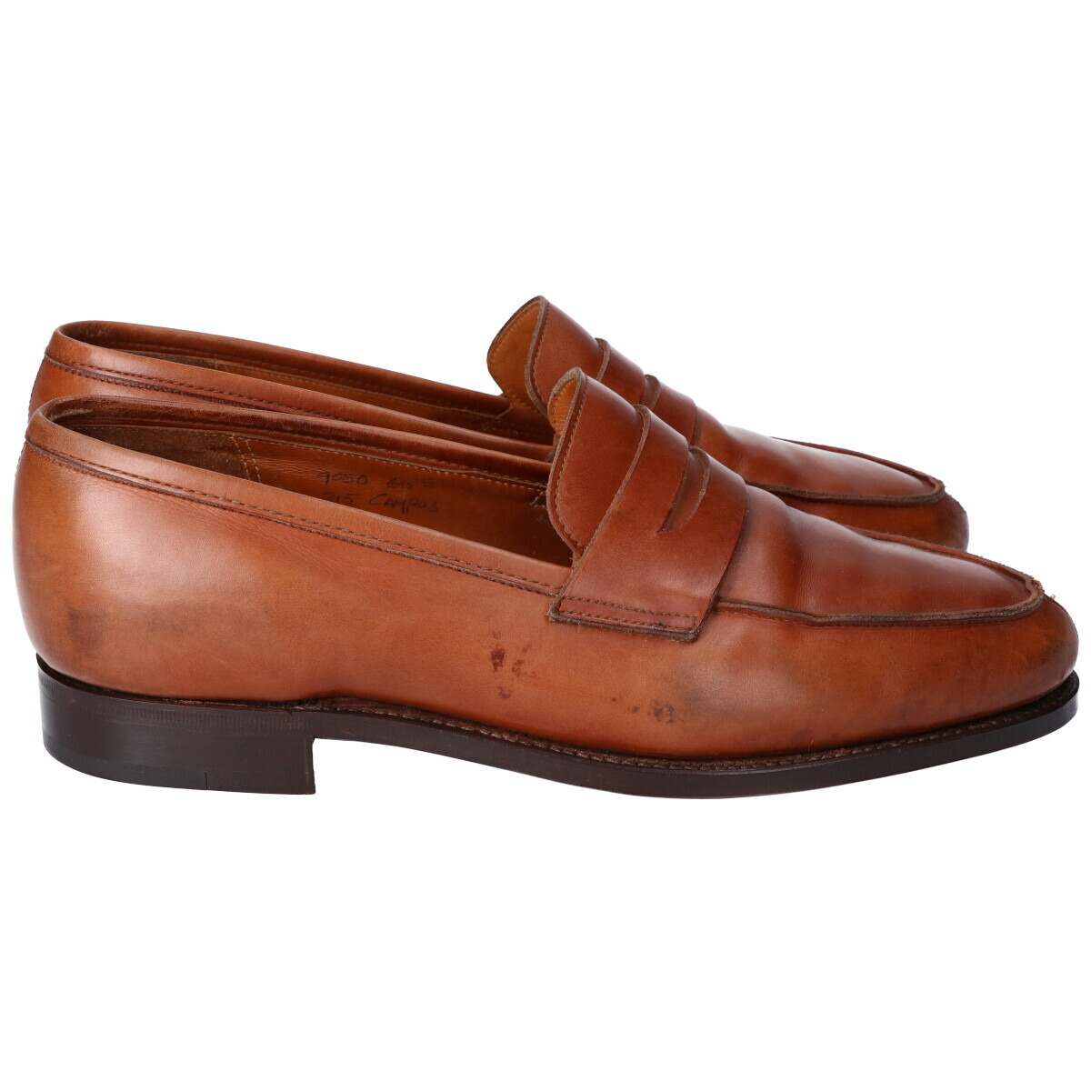 楽天市場 John Lobb ジョンロブ 9050 Campus キャンパス 315ラスト レザーコインローファー シューズ 6 1 2e ブラウン メンズ 中古 ブランドリサイクル エコスタイル