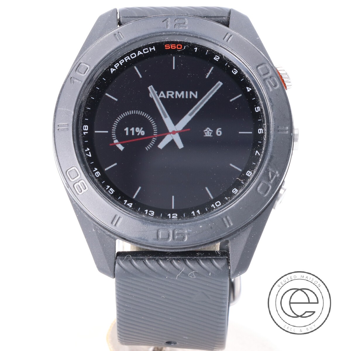 【楽天市場】GARMIN ガーミン APPROACH S60 ゴルフナビゲーション GPSウォッチ/ 腕時計 ブラック 【中古】：ブランド