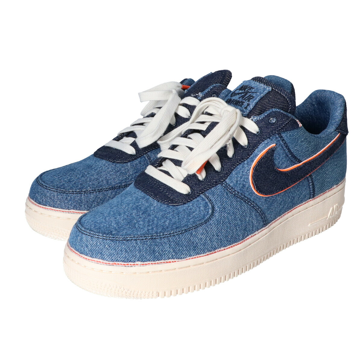 air force 1 stonewash blue