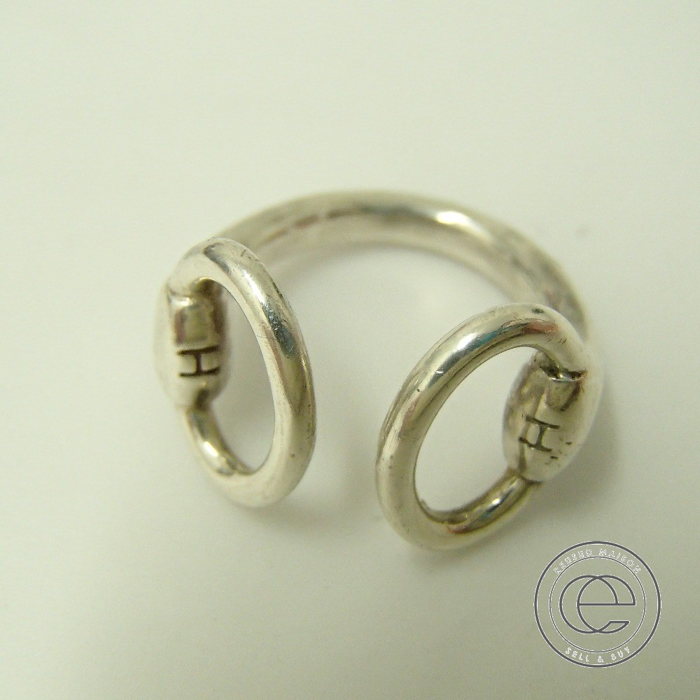 楽天市場 中古 Vintage Hermes エルメス Bouckle Seller Ring ブックルセリエリング シルバーリング カラー Silver シルバー サイズ 8号 メンズ レディース アクセサリー 万代net店 万代net店