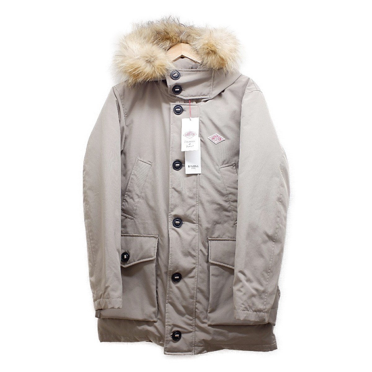 保証書付 楽天市場 Danton ダントン 新品 Jd 32 ファー付フーディロングダウンジャケット 40 グレージュ メンズ 中古 ブランドリサイクル エコスタイル 注目ブランド Advance Com Ec