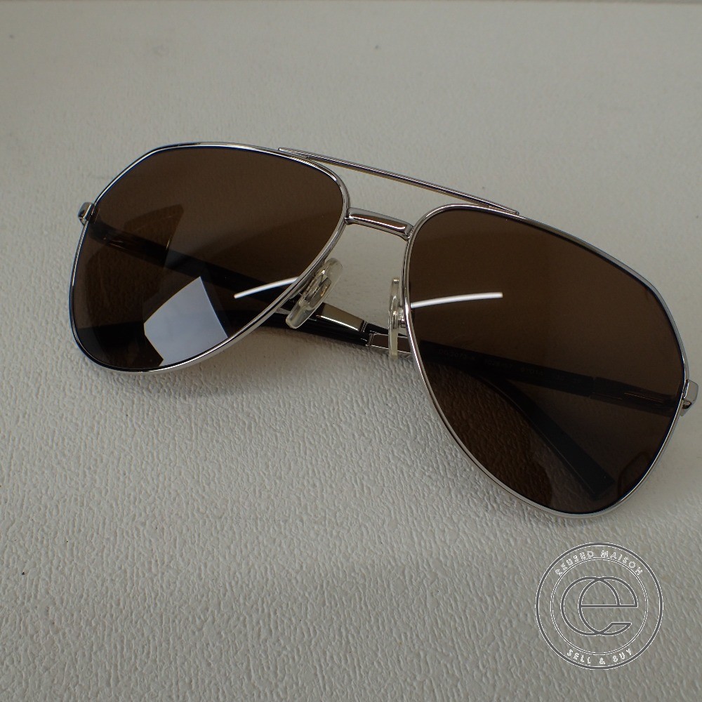 50 Off Dolce Gabbana ドルチェアンドガッバーナ Dg73 K Polarized ティアドロップ サングラス 61 14 130 シルバーフレーム ブラウンレンズ メンズ 中古 正規激安 Josenopolis Mg Gov Br