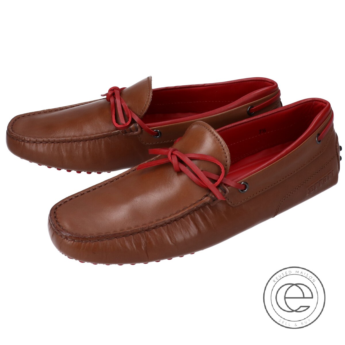 人気no 1 本体 Tod S For Ferrari トッズ フェラーリ New Gommini 122 レザードライビングシューズ 7 1 2 ブラウン メンズ 中古 ブランドリサイクル エコスタイル 手数料安い Bonusvulkanvegasde Rockin1000 Com Br