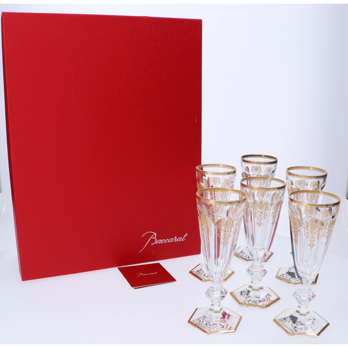 Baccarat バカラ Empireエンパイア シャンパンフルート 6客セット 食器 中古 M Andapt Com