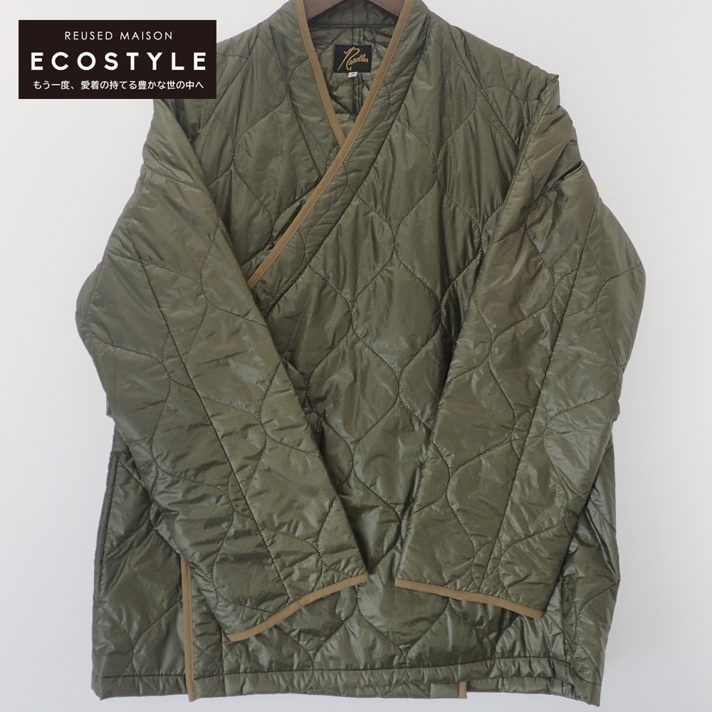 Needles ニードルズ Quilting Samue Special ナイロン 作務衣 キルティング 中綿 ジャケット P カーキ メンズ 中古 Andapt Com