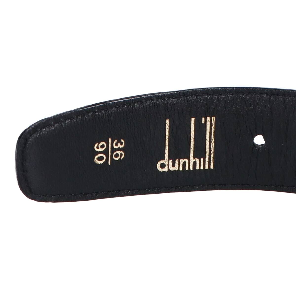 Dunhill ダンヒル クロコ型押しレザー ベルト 36 90 ブラック メンズ 中古 Rvcconst Com