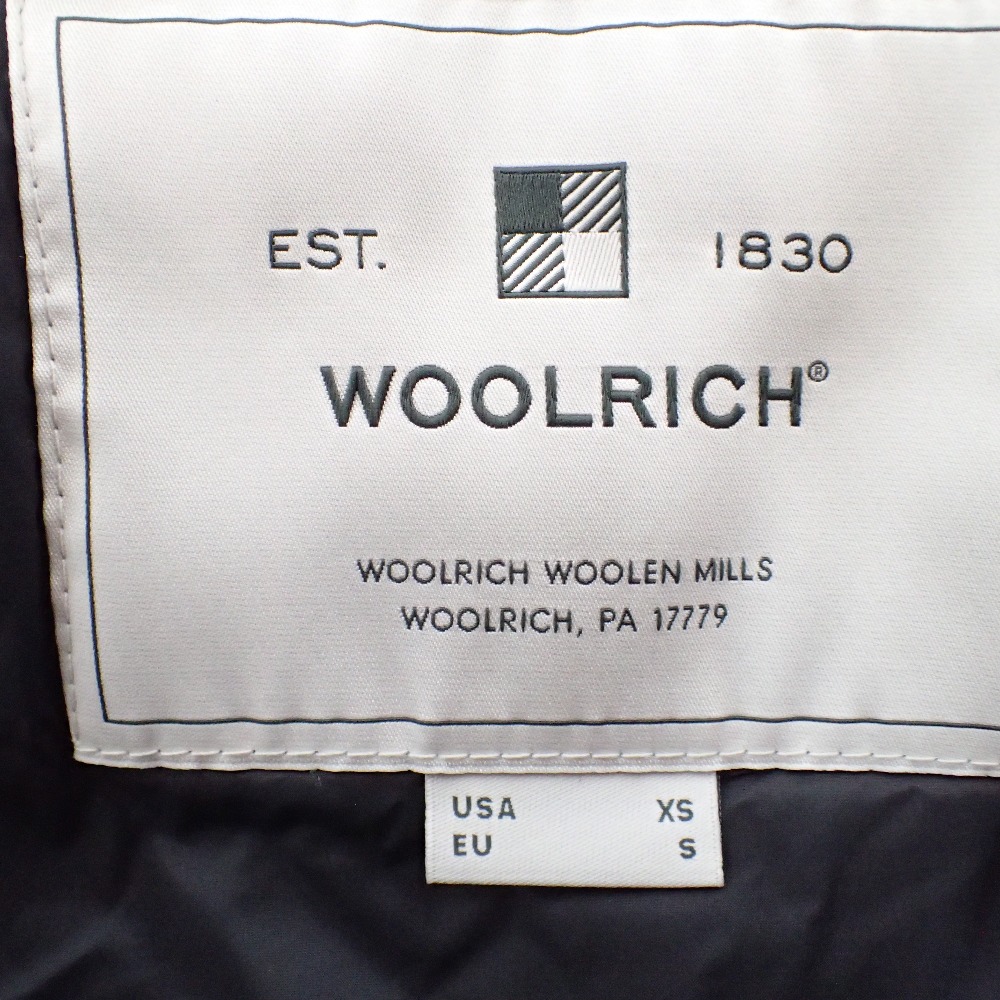 Woolrich ウールリッチ Tech Knit Hooded Jaket アームニット切替 フーディダウン 上衣 Eu S ブラック メンズ 中古 Angliaacademy Com