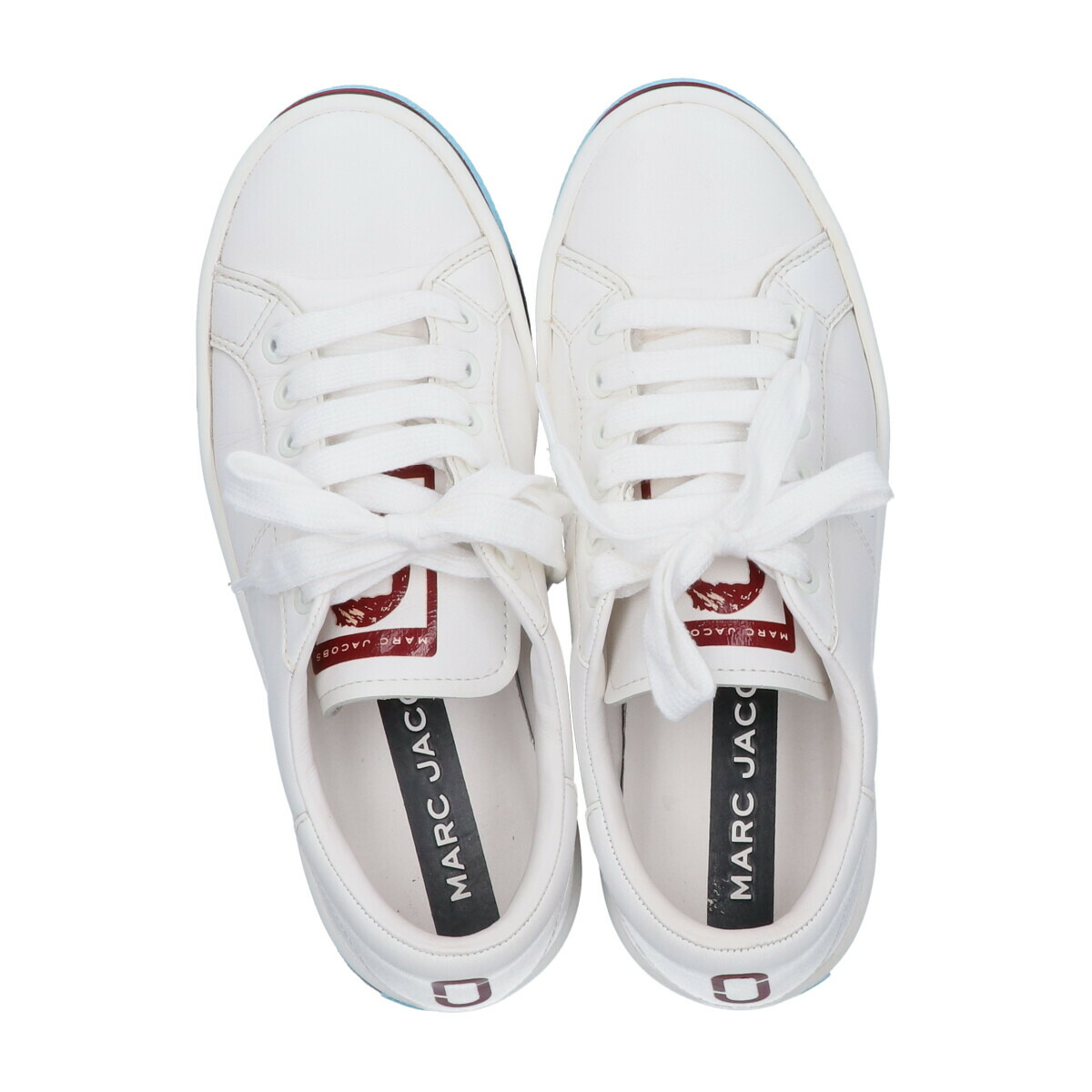 Marc Jacobs 記 ジェイコブス M Empire Sneaker エンパイア マルチカラーソール ローカットスニーカー シューズ 36 Wht Bordeaux Multi レディース 中古 Expomujerescolombia Com Co