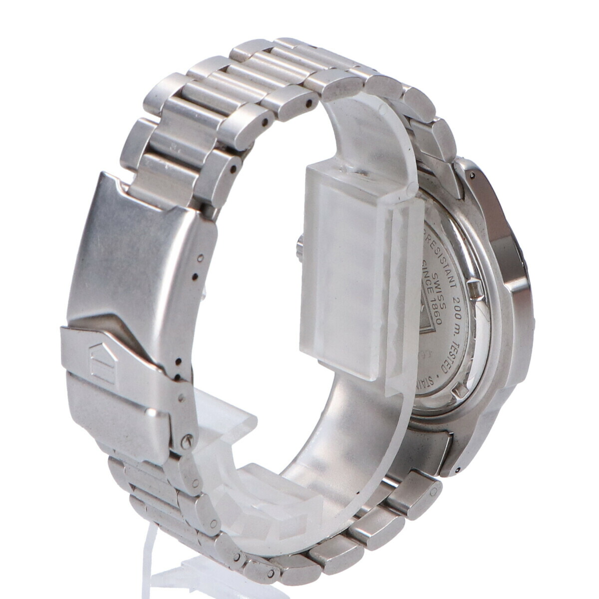 Tag Heuer タグホイヤー 4000つづき物 Wf1113 K0 Professional 職業的 廻るベゼル 石英 リストウオッチ シルバー メンズ 中古 Musiciantuts Com