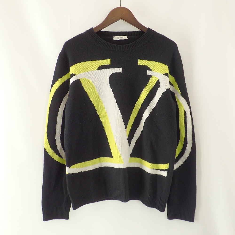 ヴァレンティノ VALENTINO2重Vロゴ付きセーター トップス ニット