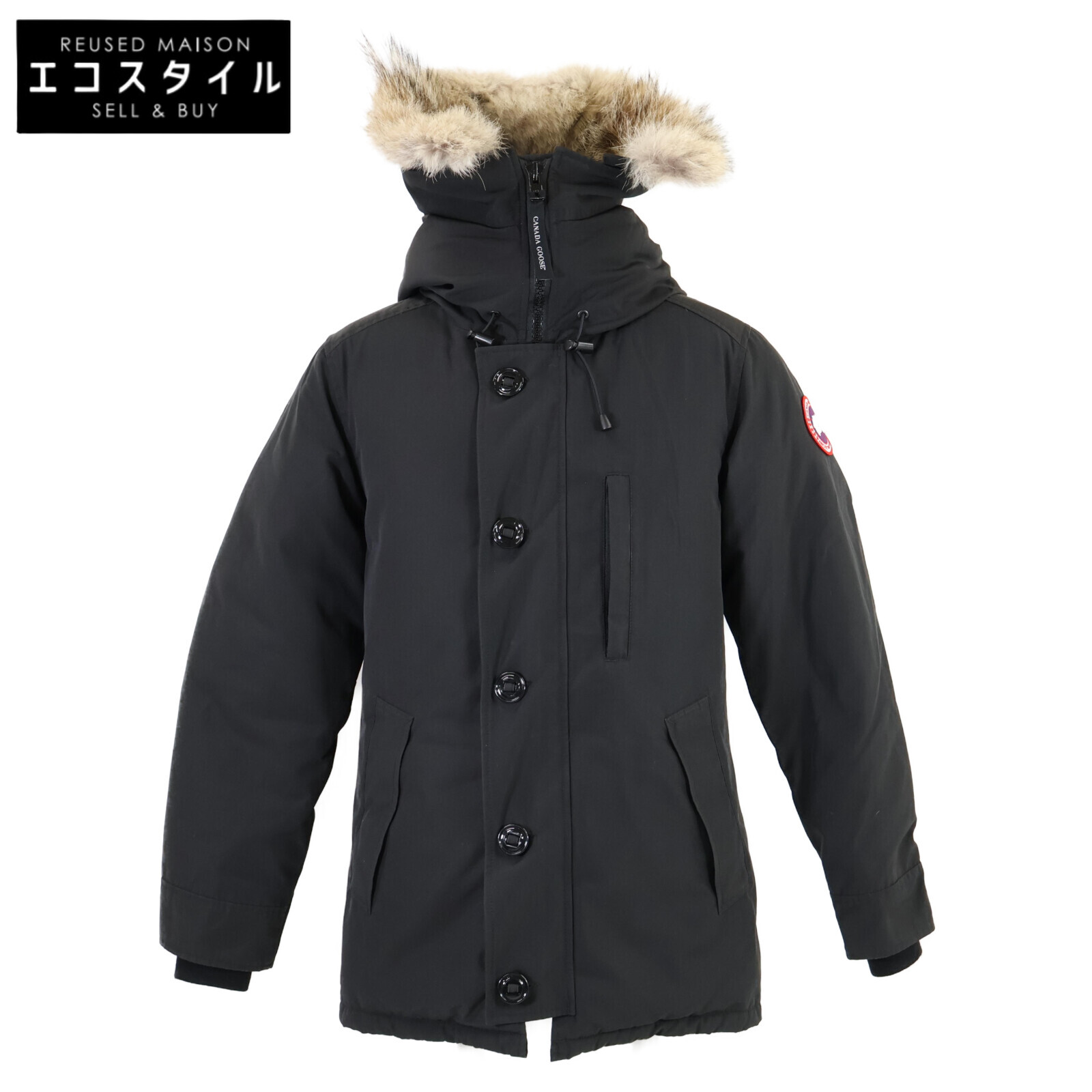 楽天市場】CANADA GOOSE カナダグース 3438JM ｼﾞｬｽﾊﾟｰﾀﾞｳﾝｼﾞｬｹｯﾄ ジャケット M ブラック メンズ 【中古】 :  ブランドリサイクル エコスタイル