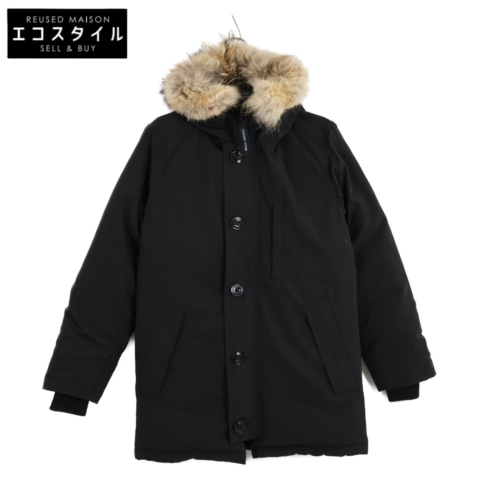 楽天市場】CANADA GOOSE カナダグース 2302JL ﾌﾞﾗｯｸ ﾏｯｹﾝｼﾞｰﾊﾟｰｶ ﾀﾞｳﾝｺｰﾄ コート S ブラック レディース  【中古】 : ブランドリサイクル エコスタイル